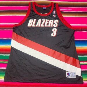 Vintage Champion Portland Trail Blazers Damon Stoudamire Jersey Men's 52 2XL NBA